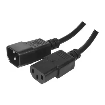 Exertis Connect IEC-netkabel C14 til C13, halogenfri, sort, 3,0 m 807953