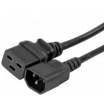 EXERTIS CONNECT IEC C14 til C19 strømforlængerkabel 3m sort 808007