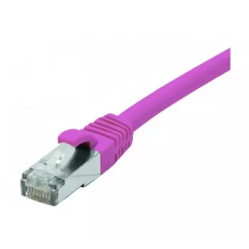 EXERTIS CONNECT Cat 6 F/UTP-patchkabel, PoE, LSZH, pink, 5 m, RJ45, Snagless 854436