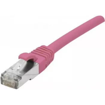 EXERTIS CONNECT Cat 6 F/UTP-patchkabel, PoE, LSZH, pink, 5 m, RJ45, Snagless 854436