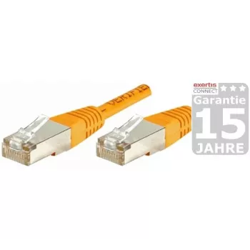 EXERTIS CONNECT CAT.6 S/FTP PiMF-patchkabel, orange, 10 m 854472
