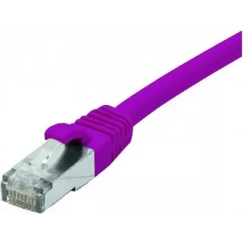 EXERTIS CONNECT Cat. 6 F/UTP kobber PoE halogenfrit violet 0,3 m patchkabel med Snagless Boot 854409