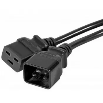 EXERTIS CONNECT IEC C20 til C19 strømforlængerkabel, 3 m, sort 808003