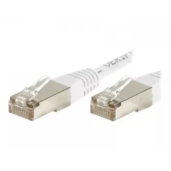 Exertis Connect 853816 Cat.6 F/UTP patchkabel, 10 m, hvid, Slim Bend Protection