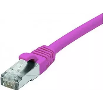 EXERTIS CONNECT Cat 6 F/UTP patchkabel, PoE, halogenfri, lyserød, 0,3 m 854431