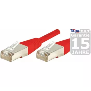 EXERTIS CONNECT Cat.6 S/FTP patchkabel, PiMF, rød, 0,5 m 856829