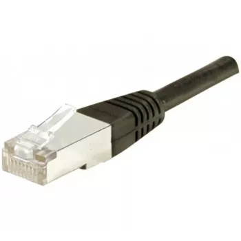 EXERTIS CONNECT CAT.6a F/UTP patchkabel, 0,15 m, sort, 10 Gbps, Slim Snagless Boot 850011