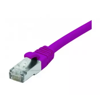EXERTIS CONNECT Cat. 6 F/UTP patchkabel, PoE, halogenfri, violet, 1,0 m 854411