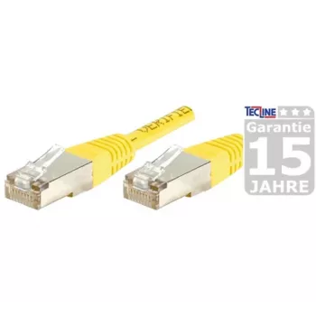 EXERTIS CONNECT Cat.6A S/FTP patchkabel, 25 m, gul 858340