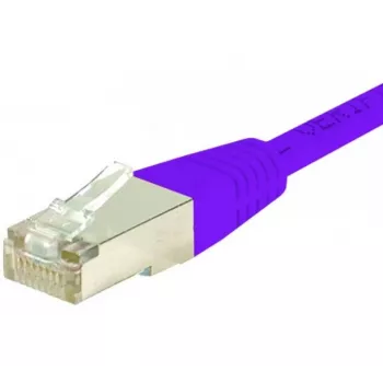 EXERTIS CONNECT S/FTP Cat.6 patchkabel, PiMF, violet, 1,5 m, Slim Snagless 854455