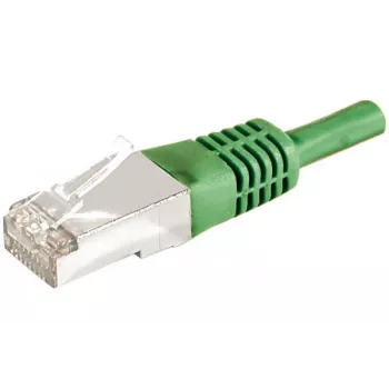 EXERTIS CONNECT CAT 6a F/UTP patchkabel, 0,3 m, grøn, 10 Gbps, slim snagless 859546