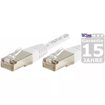 EXERTIS CONNECT Cat.6 S/FTP PiMF patchkabel, hvid, 3,0 m, slim snagless boot 856878