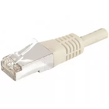 EXERTIS CONNECT Cat.6a F/UTP patchkabel, 20 m, grå, 10 Gbps, RJ45, Slim Bend Protection 859511