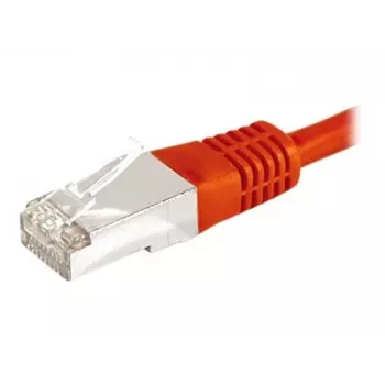 EXERTIS CONNECT Cat6a F/UTP patchkabel, 3m, rød, 10 Gbps, Slim Bend Protection 859536