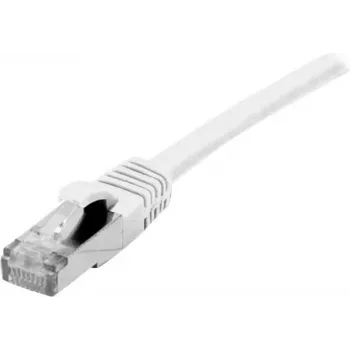 EXERTIS CONNECT 858502 Cat 6A S/FTP patchkabel, 2 m, hvid, Slim Boot