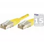 EXERTIS CONNECT 856933 Cat.6 S/FTP PiMF patchkabel, 30 m, gul, Slim Boot