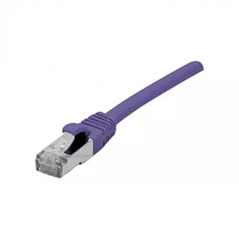 EXERTIS CONNECT Cat 6A S/FTP patchkabel, violet, 20 m, Slim Snagless, 10 Gbps 858524