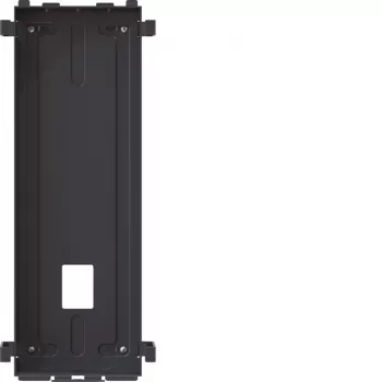 Hager hulmurindbygningsdåse til touch-display 2.0, sort (RTW022X)