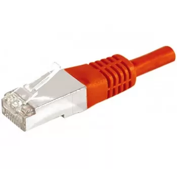 EXERTIS CONNECT Cat.6a F/UTP patchkabel, rød, 0,5 m, 10 Gbps, Slim Snagless Boot 859532