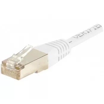 EXERTIS CONNECT 856824 Cat.6 S/FTP patchkabel, 0,3 m, hvid, Slim Boot