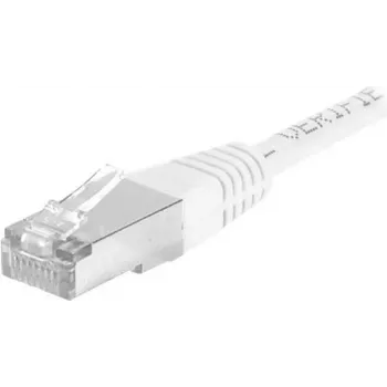 EXERTIS CONNECT Cat.6a F/UTP patchkabel, 3 m, hvid, 10 Gbps, RJ45, Slim Snagless 859581