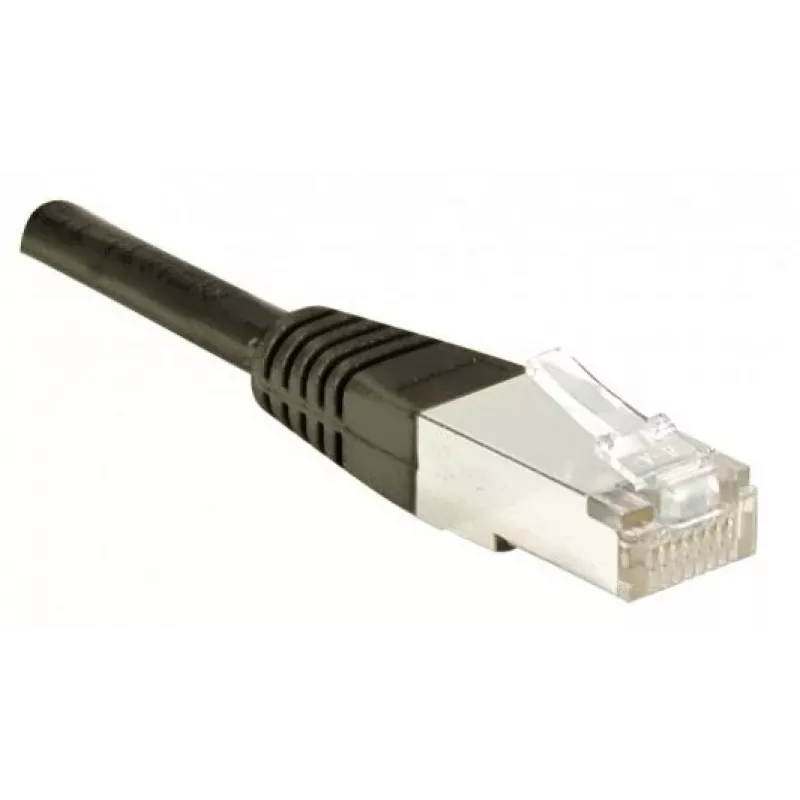 EXERTIS CONNECT Cat6 S/FTP PiMF patchkabel, 5 m, sort 856888