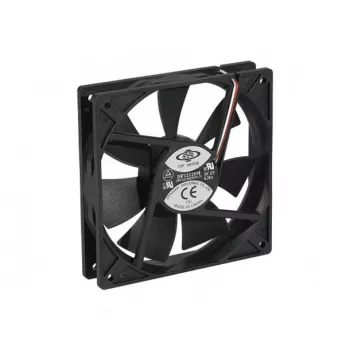 EXERTIS CONNECT 120 mm kabinetblæser med glitleje, 1200 omdr./min., 44,7 CFM, 23 dBA, 3-pin med Molex-adapter 910180