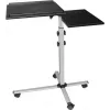 EXERTIS CONNECT Mobilt multifunktionsbord på hjul, 1000 x 500 mm, sort (965033)