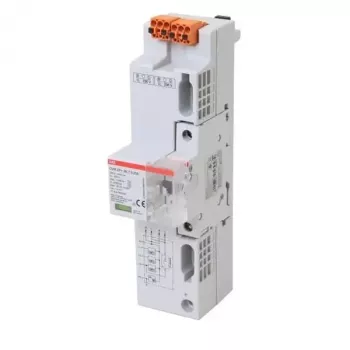 ABB OVRZP+3N12.5-255MCB6 kombineret overspændingsbeskyttelse type 1+2, 3P+N, 255 V, 12,5 kA, med integreret MCB 2CTB815799R3100