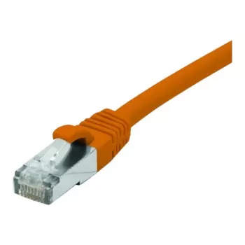EXERTIS CONNECT Cat 6A S/FTP patchkabel, 0,5 m, orange 858531
