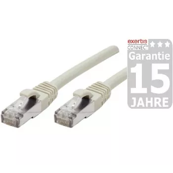 Exertis Connect 858413 Cat6a S/FTP netværkskabel, 25 m, grå