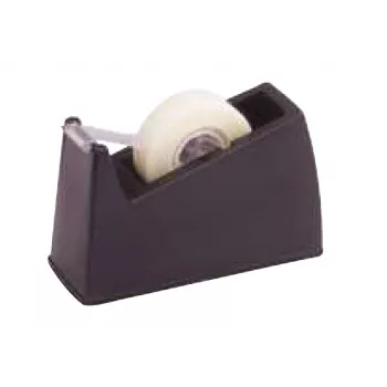 Wonday Classic Desktop Tape Dispenser, Black, Metal Blade, for 19 mm x 33 m Tape, 1 Piece (FAD900363)