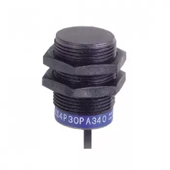 TMSS GERMANY induktiv nærhedssensor XS4P30PA340, M30, PNP NO, 10mm registrering, 12-24VDC, 2m kabel