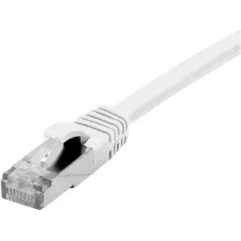 EXERTIS CONNECT Cat 6A S/FTP patchkabel, hvid, 0,3 m, slim snagless boot 858498