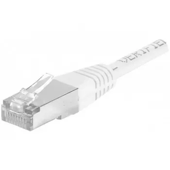 EXERTIS CONNECT Cat.6a F/UTP patchkabel, 25m, hvid, 10 Gbps, slim snagless boot 859587