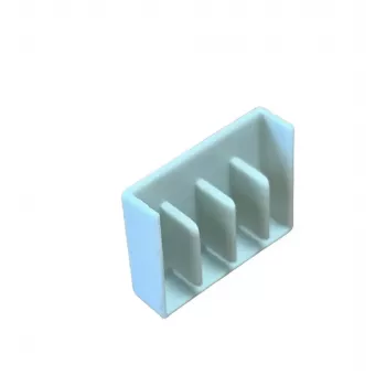 ETI 002921241 klemmedæksel til Z-16-serie 4-polede MCB'er, 18 mm, transparent