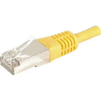EXERTIS CONNECT Cat.6a F/UTP patchkabel, 20 m, gul, 10 Gbps, slim snagless boot 859571