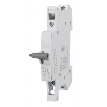 ETI 002159500 hjælpekontakt PS KZS-2M/4M, 1NO+1NC, 250V AC/24V DC, 3A/1A, 0,5 modul