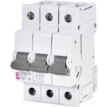 ETI ETIMAT P10 3-polet 13A B-karakteristik miniature-automatsikring 415V 10kA 001901309
