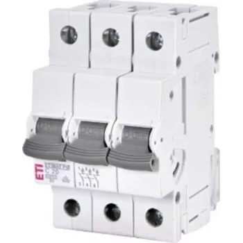 ETI ETIMAT P10 3-polet C20 20A 10kA 400V AC automatsikring