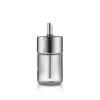 WMF Basic sukkerspreder 200 ml, Cromargan® rustfrit stål og glas, sølv/transparent