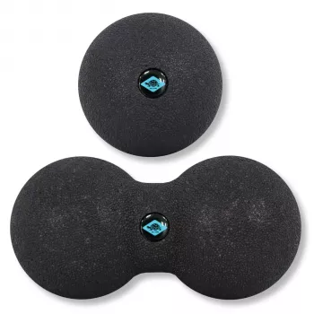 SCHILDKRÖT Dual massage-sæt, 2-dele: 1 peanut bold (ca. 80 x 160 mm), 1 massagebold - 1 stk (960134)