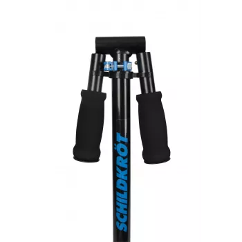 SCHILDKROT Junior kick scooter city scooter Runabout, blå, aluminiumsdeck og styr, 145 mm PU-hjul, 3-trins højdejusterbar, foldbar 510303