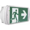 Eaton 40071349554 LED Emergency Escape Route Light, Ceiling/Wall Mount, 150 lm, 3h, Self-Test, White
