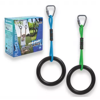 SCHILDKROT Jungle ring-sæt, 180 mm ABS-ringe med UV-bestandige reb, 1 sæt (970714)