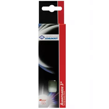 Donic Schildkröt 608334 bordtennisbolde, 3-pak, hvid, ABS, 40 mm, begynder/fritid