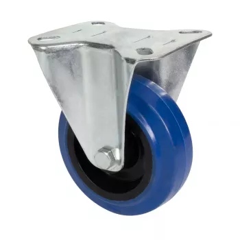 Wagner design yourself fast hjul RO 8700, 75 mm, blå/grå løbeflade, 50 kg bæreevne, plademontage 4870001
