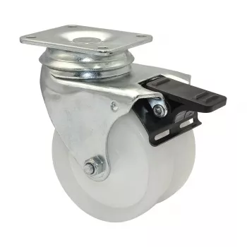 Wagner design yourself ECO RO 3277 dobbelt svirvelhjul 32 mm hvid/grå (3327701)