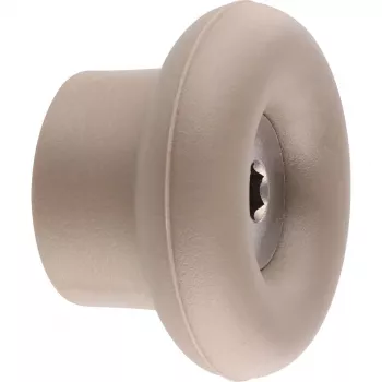 Wagner design yourself DOT garderobekrog, taupe, 1 krog, zinktrykstøbt, skruemontage 17022121