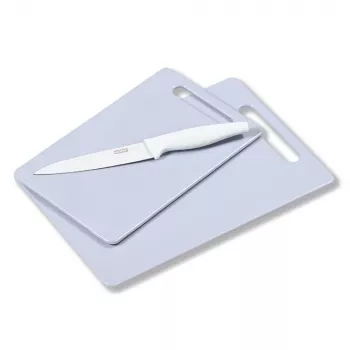 Kesper plastic kitchen cutting board set